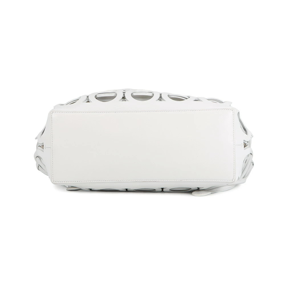 Salvatore Ferragamo Tote Bag Gancini White - Picture 3 of 12